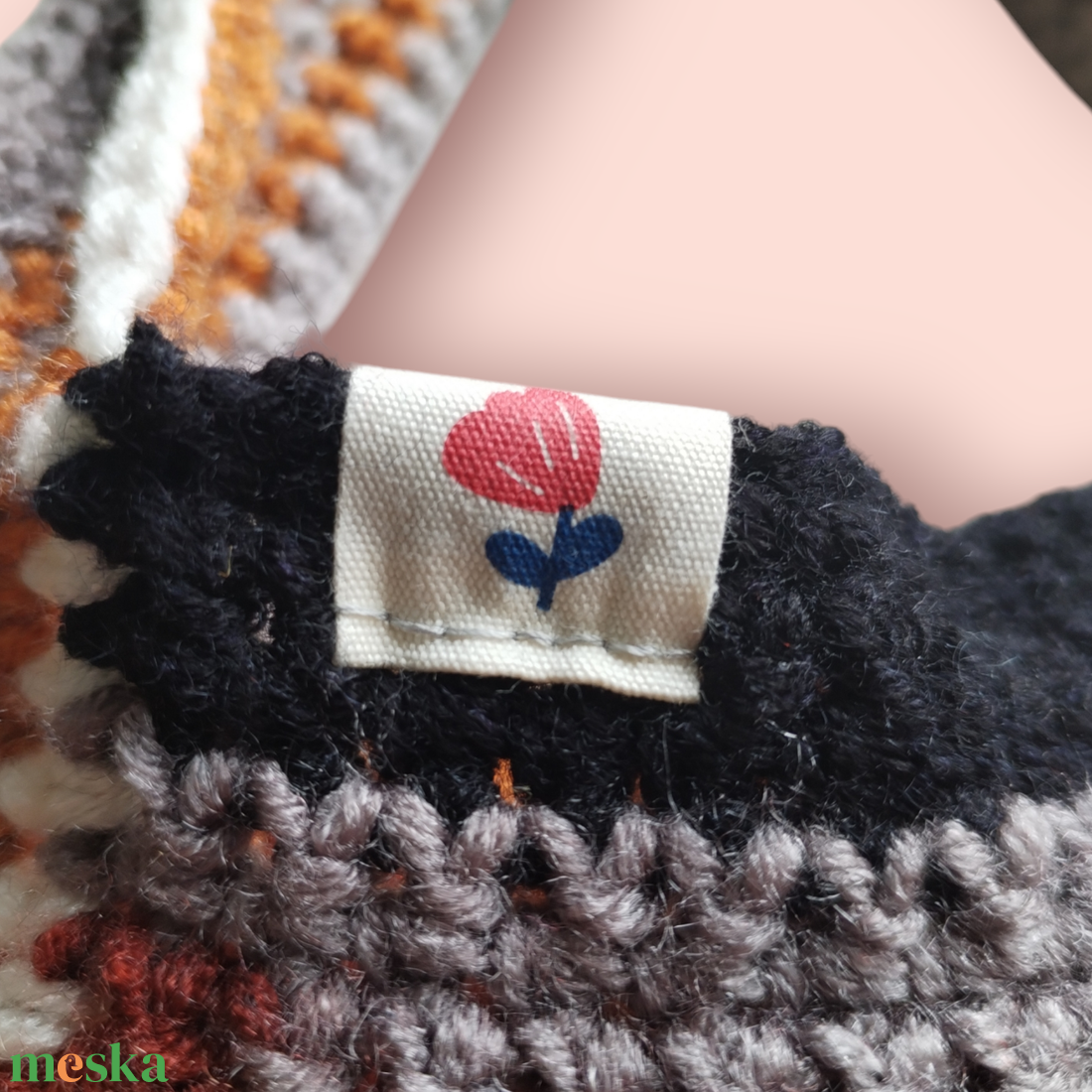 Horgolt bevásárlótáska 'Pumba' - táska & tok - bevásárlás & shopper táska - shopper, textiltáska, szatyor - Meska.hu