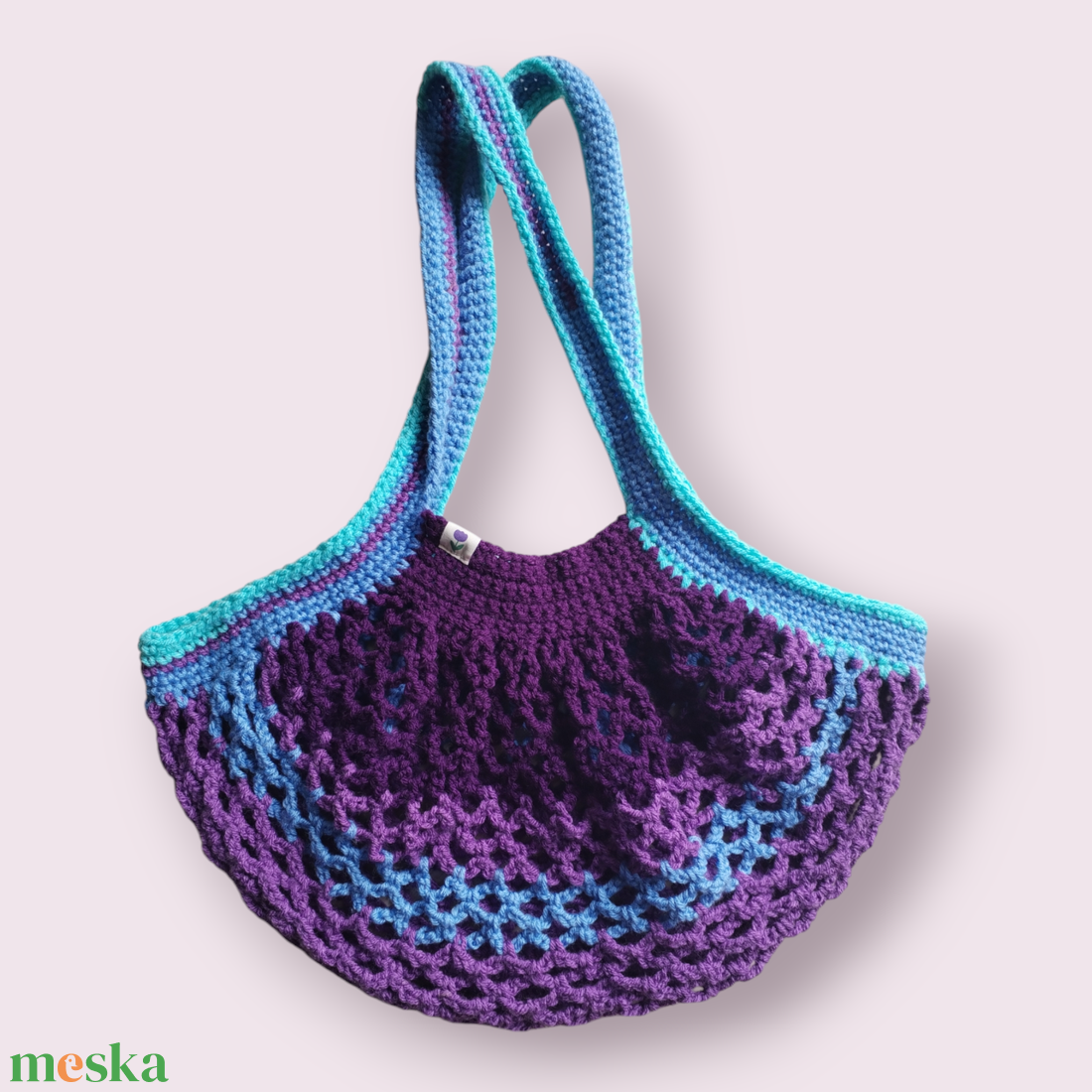 Horgolt mesh bevásárlótáska (cekker) - Hideg - táska & tok - bevásárlás & shopper táska - shopper, textiltáska, szatyor - Meska.hu Horgolt mesh bevásárlótáska (cekker) - Hideg - táska & tok - bevásárlás & shopper táska - shopper, textiltáska, szatyor - Meska.hu