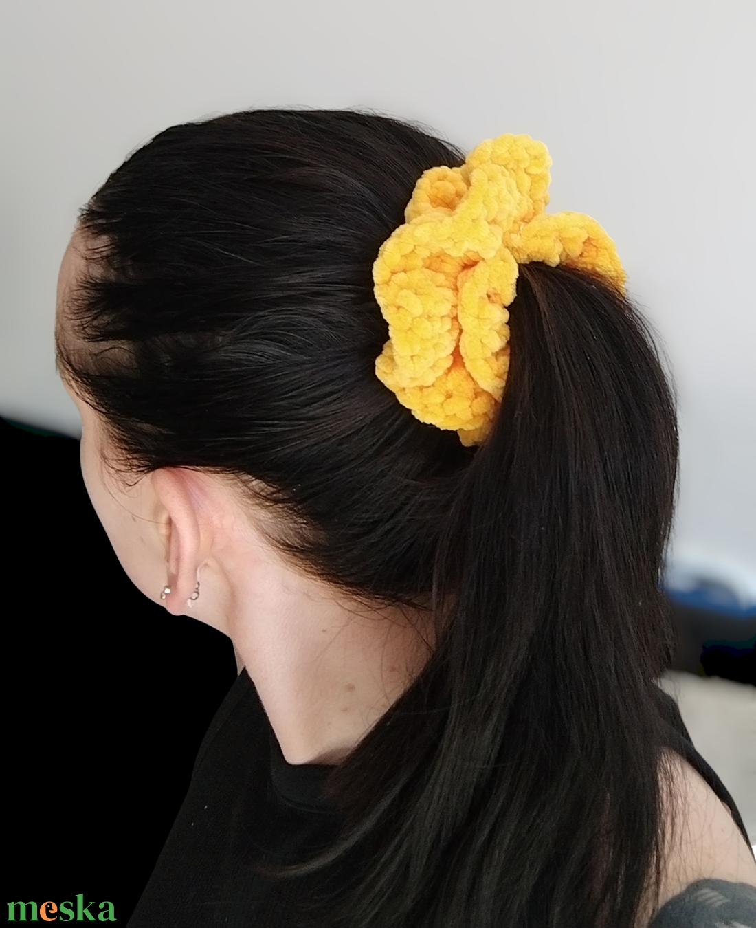 Plüss scrunchie (1 db) - ruha & divat - hajdísz & hajcsat - hajgumi - Meska.hu