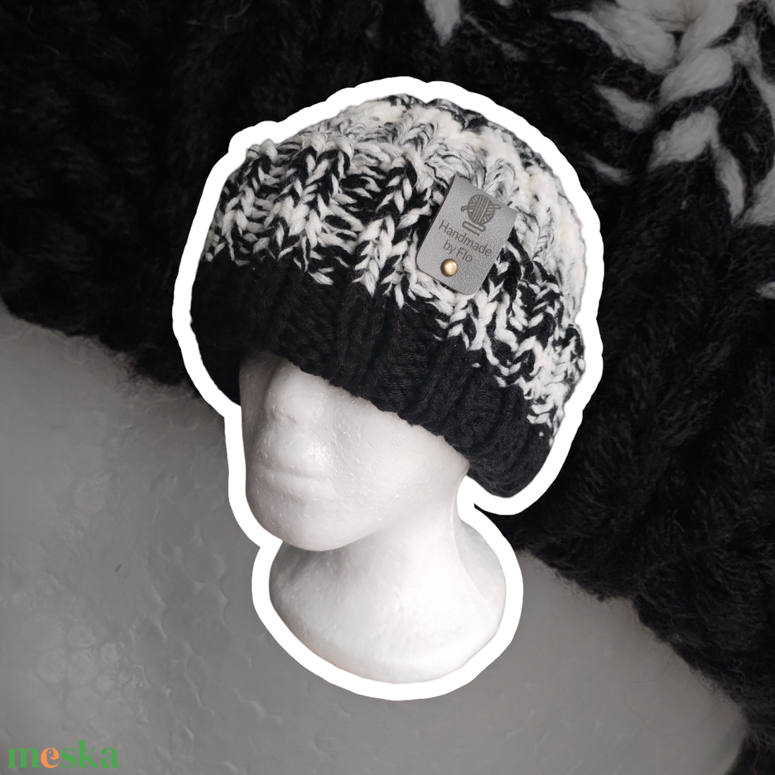 Kötött Téli Sapka - Só+bors - ruha & divat - sál, sapka, kendő - sapka - Meska.hu