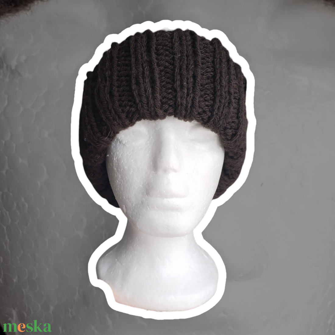 Kötött Téli Sapka - Csoki - ruha & divat - sál, sapka, kendő - sapka - Meska.hu