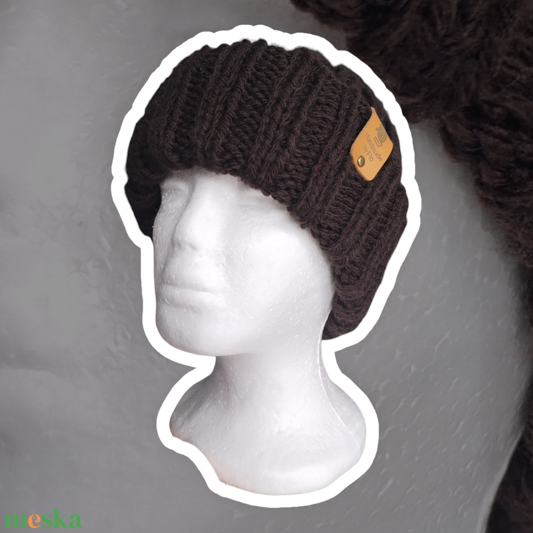 Kötött Téli Sapka - Csoki - ruha & divat - sál, sapka, kendő - sapka - Meska.hu