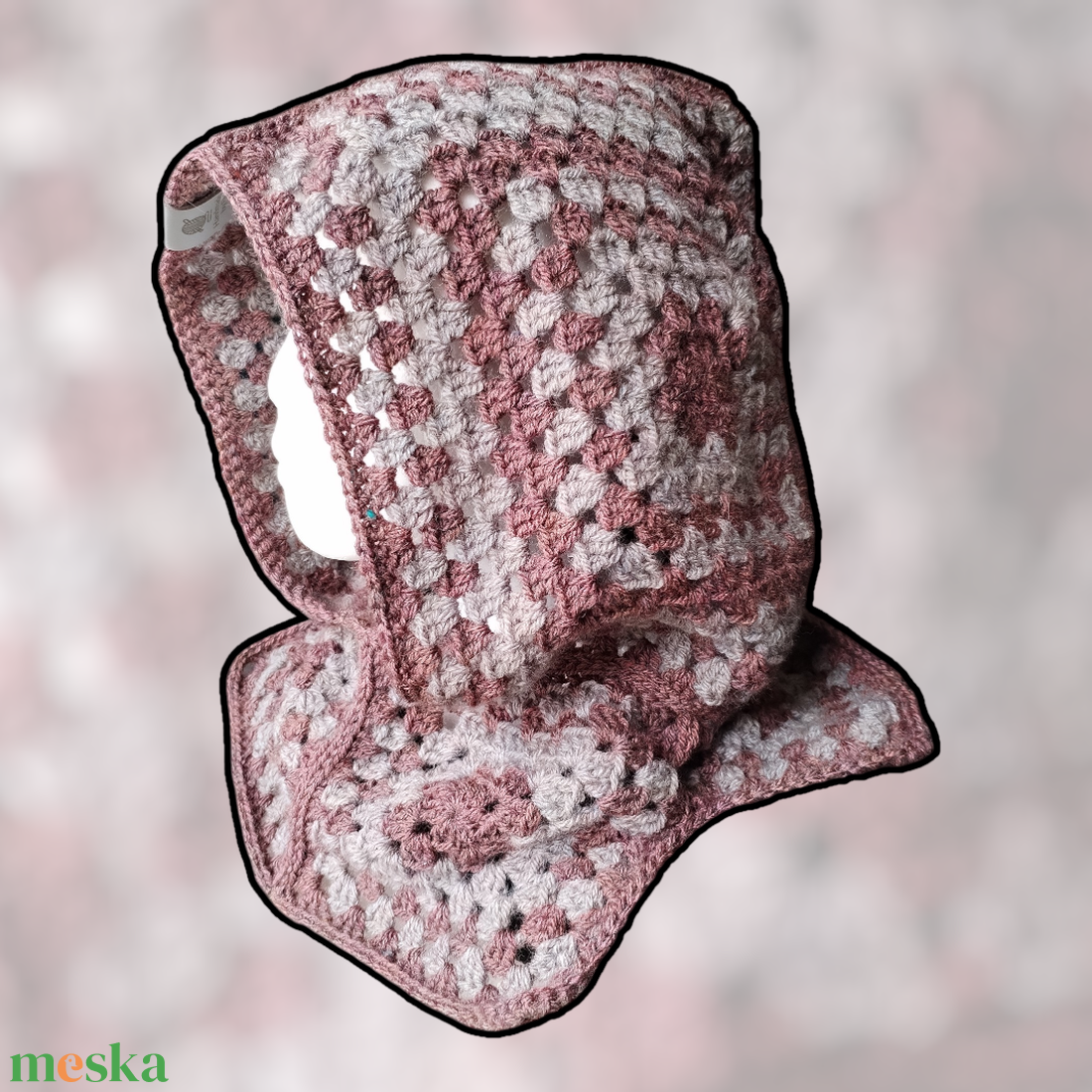 Horgolt balaklava sapka/kapucni - ruha & divat - sál, sapka, kendő - sapka & sál szett - Meska.hu