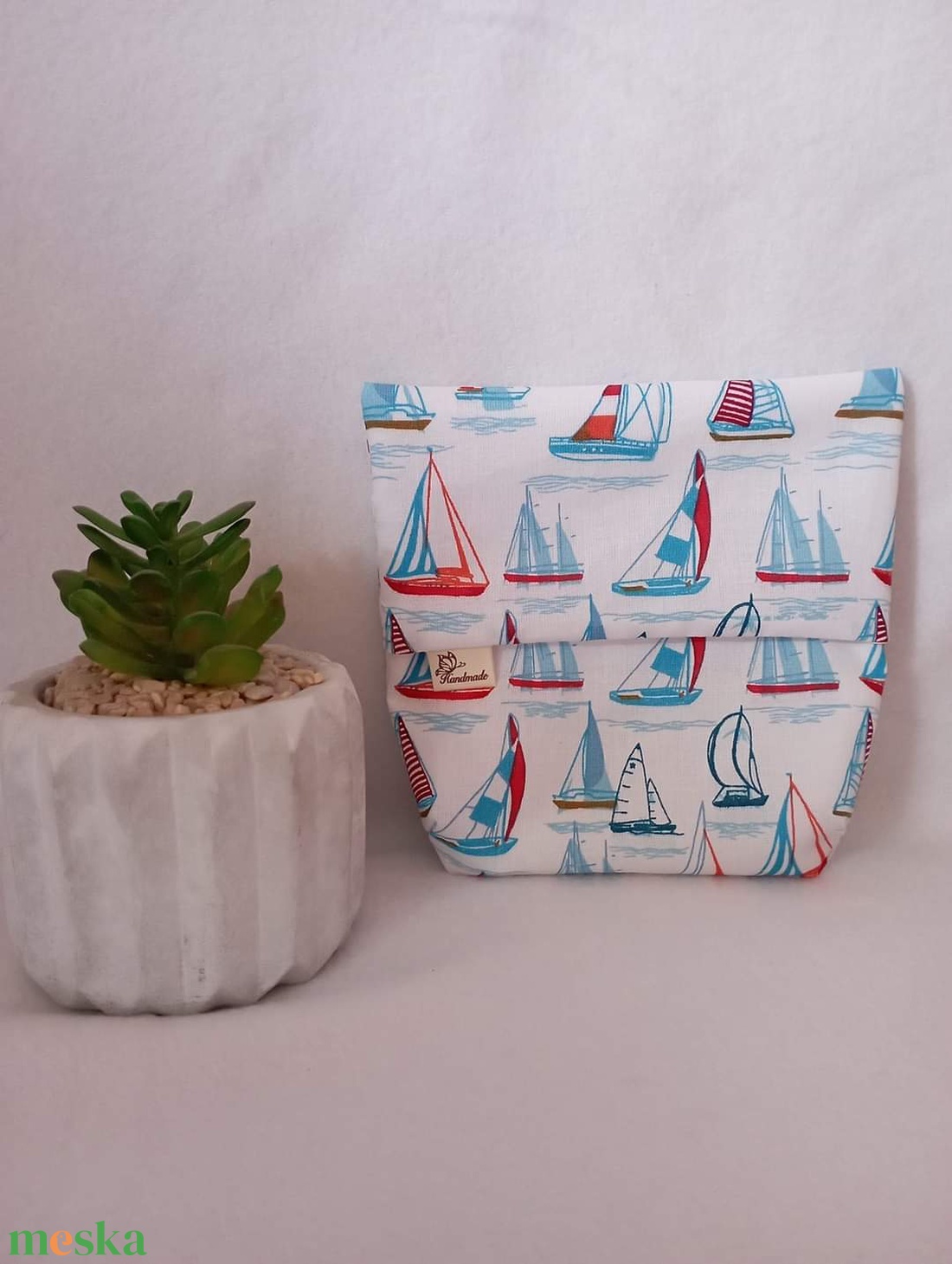 Szendvicses/péksütis tasak  - otthon & életmód - konyhafelszerelés, tálalás - konyhai textil - szalvéta - Meska.hu