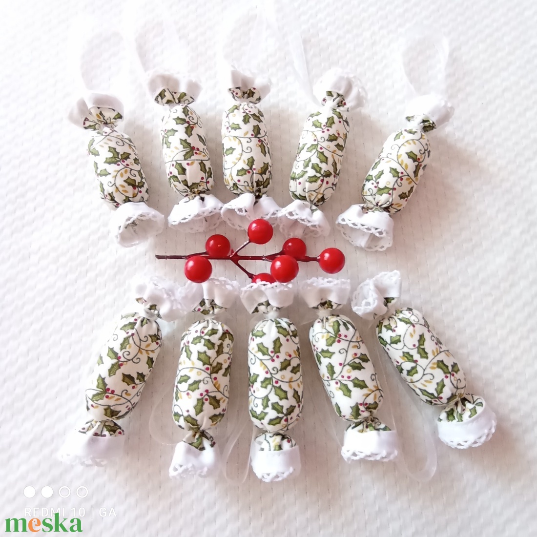 Textil szaloncukor  - karácsony - karácsonyi lakásdekoráció - karácsonyfadíszek - Meska.hu Textil szaloncukor  - karácsony - karácsonyi lakásdekoráció - karácsonyfadíszek - Meska.hu