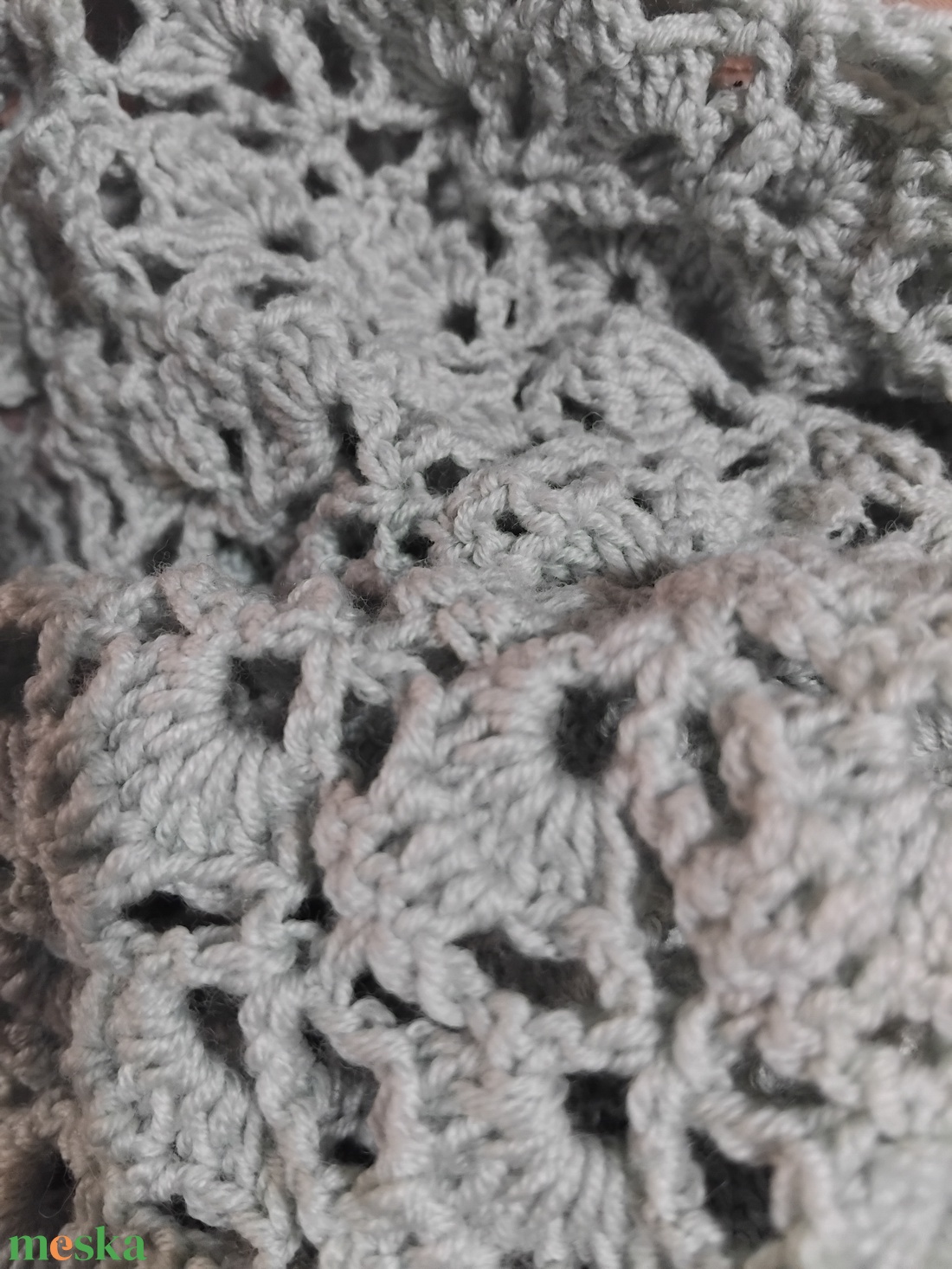 Puha ölelés- kézzel horgolt merino kendő. - ruha & divat - sál, sapka, kendő - vállkendő - Meska.hu