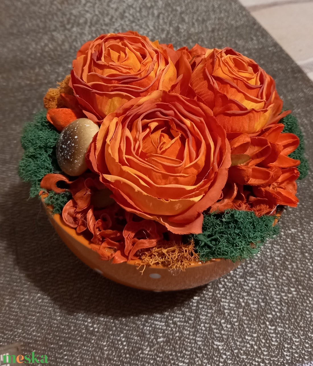  Őszi asztaldísz  - otthon & életmód - dekoráció - asztal és polc dekoráció - asztaldísz - Meska.hu