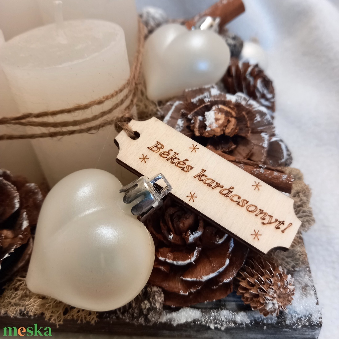 Adventi asztaldísz - karácsony - adventi díszek - adventi asztaldísz - Meska.hu Adventi asztaldísz - karácsony - adventi díszek - adventi asztaldísz - Meska.hu