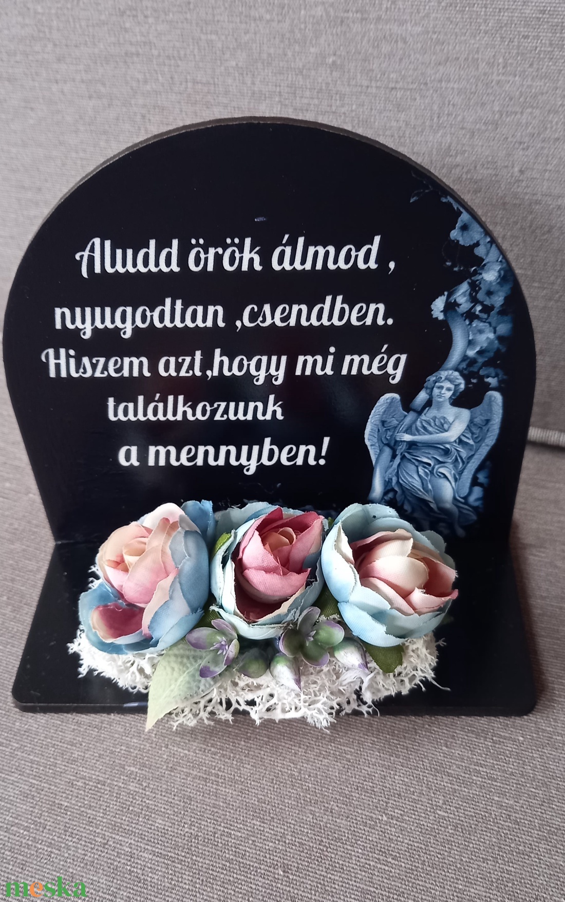 Íves sírdísz  - otthon & életmód - vallás - temetkezési tárgy - Meska.hu