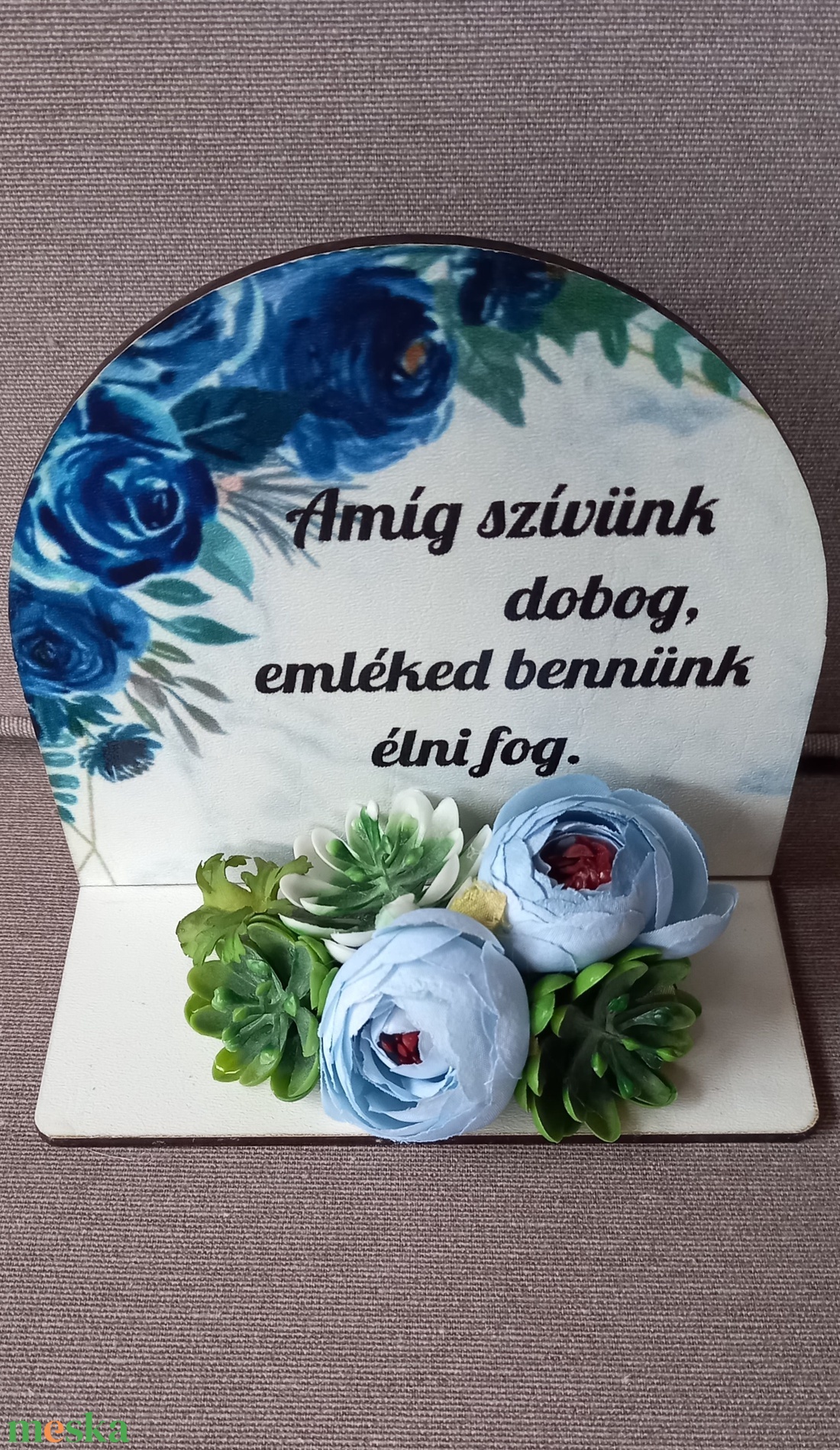 Íves sírdísz  - otthon & életmód - vallás - temetkezési tárgy - Meska.hu