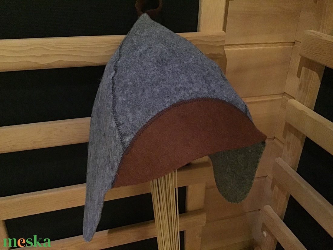 Férfi szauna sapka. Sapka a szaunázás szerelmeseinek Szauna sapka gyapjú filc - ruha & divat - sál, sapka, kendő - sapka - Meska.hu