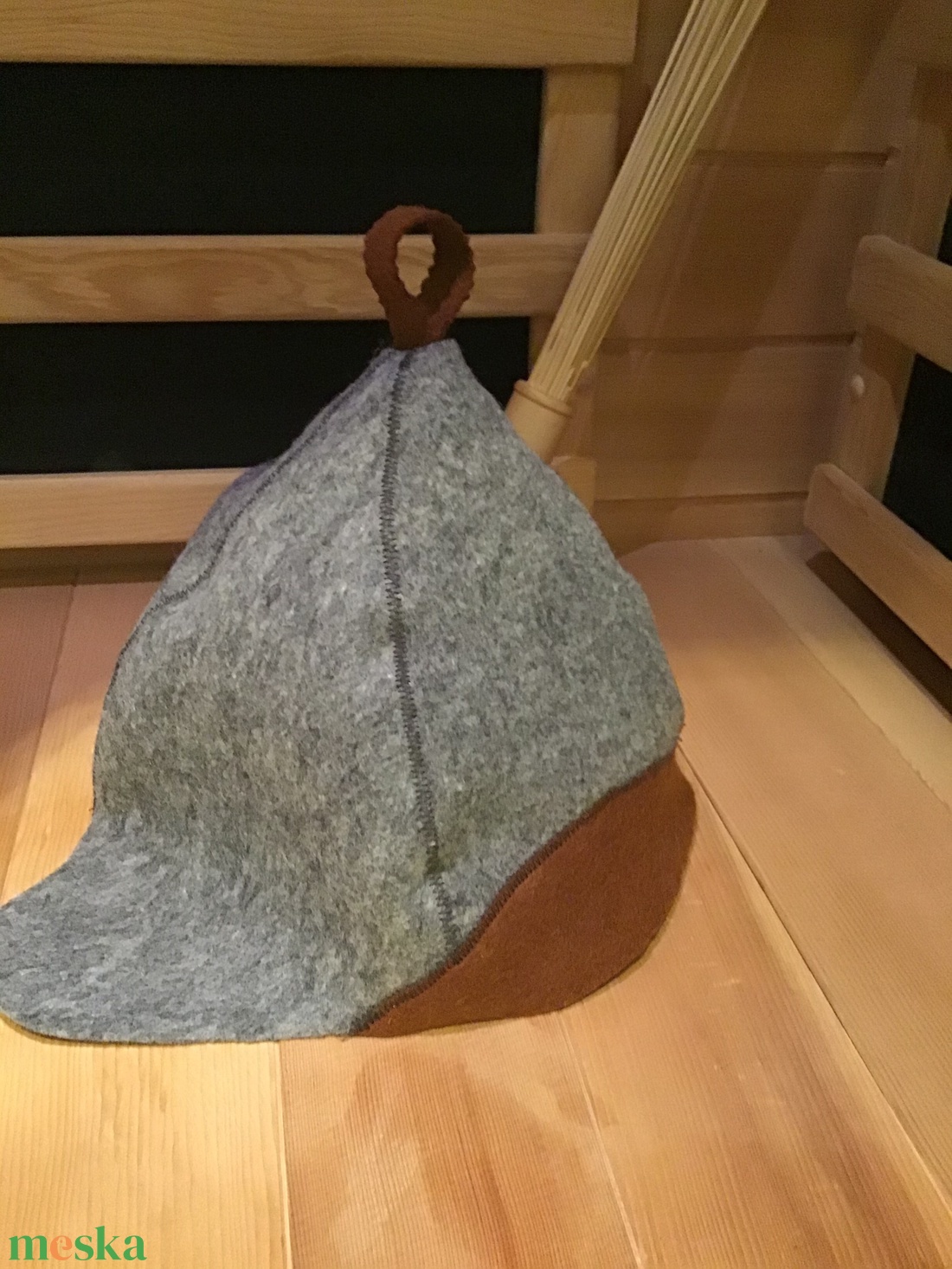 Férfi szauna sapka. Sapka a szaunázás szerelmeseinek Szauna sapka gyapjú filc - ruha & divat - sál, sapka, kendő - sapka - Meska.hu