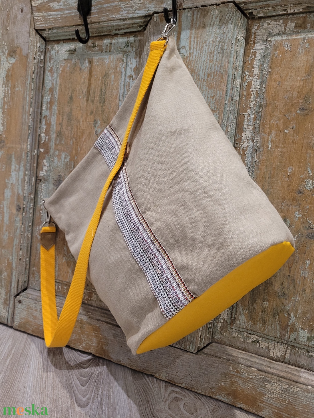 Vászontáska,  pakolós táska , natúr vászon táska, sárga kiegészítőkkel. Egyedi nagyméretű táska. - táska & tok - kézitáska & válltáska - nagy pakolós táska - Meska.hu Vászontáska,  pakolós táska , natúr vászon táska, sárga kiegészítőkkel. Egyedi nagyméretű táska. - táska & tok - kézitáska & válltáska - nagy pakolós táska - Meska.hu