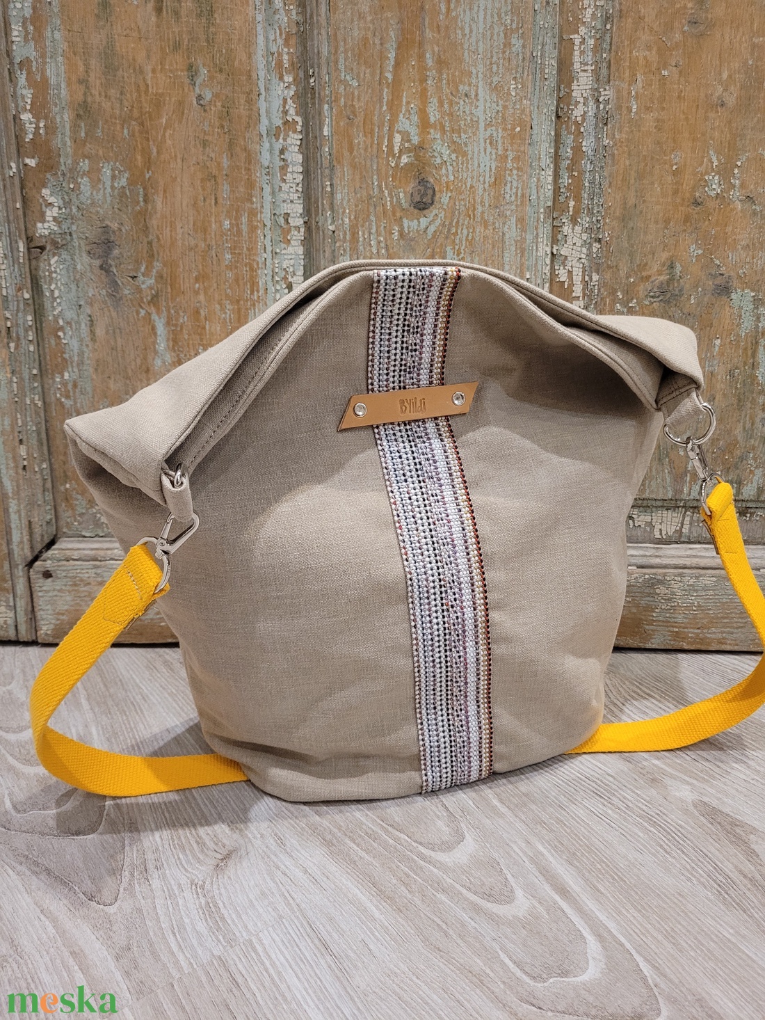 Vászontáska,  pakolós táska , natúr vászon táska, sárga kiegészítőkkel. Egyedi nagyméretű táska. - táska & tok - kézitáska & válltáska - nagy pakolós táska - Meska.hu Vászontáska,  pakolós táska , natúr vászon táska, sárga kiegészítőkkel. Egyedi nagyméretű táska. - táska & tok - kézitáska & válltáska - nagy pakolós táska - Meska.hu