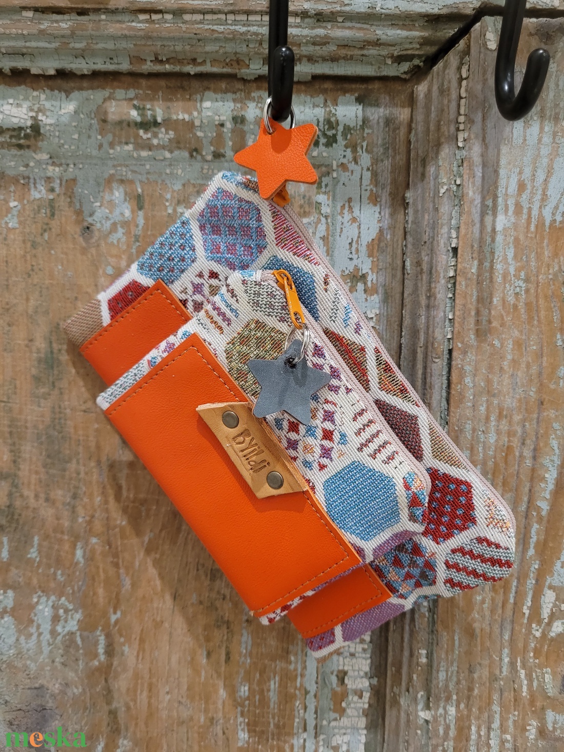 Mintás Pénztárca. Dupla pénztárca. Szövet  tárca Kártyatartó - táska & tok - pénztárca & más tok - pénztárca - női pénztárca - Meska.hu