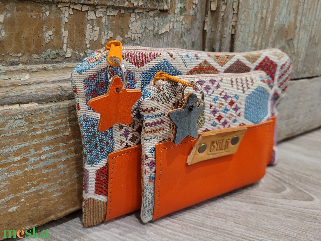 Mintás Pénztárca. Dupla pénztárca. Szövet  tárca Kártyatartó - táska & tok - pénztárca & más tok - pénztárca - női pénztárca - Meska.hu