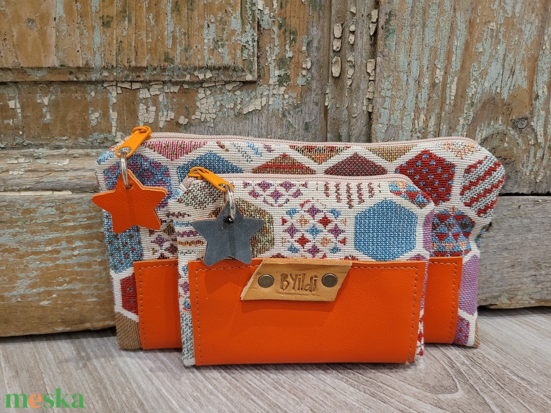 Mintás Pénztárca. Dupla pénztárca. Szövet  tárca Kártyatartó - táska & tok - pénztárca & más tok - pénztárca - női pénztárca - Meska.hu