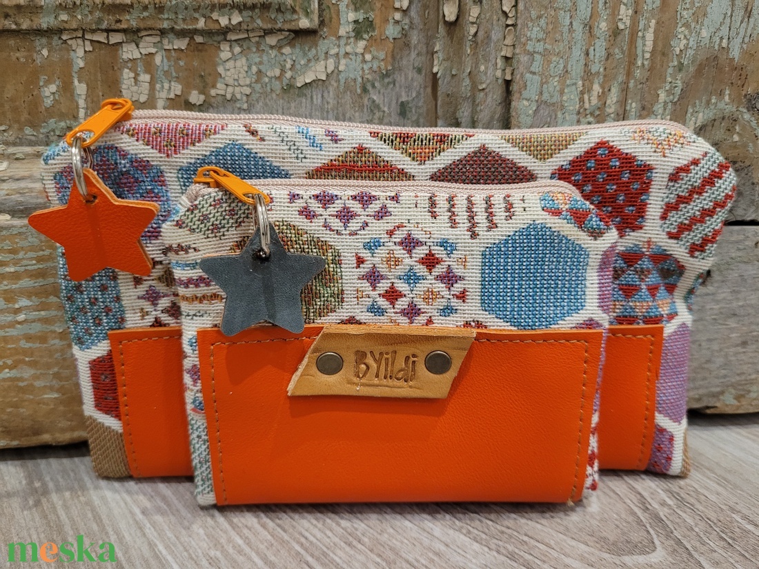 Mintás Pénztárca. Dupla pénztárca. Szövet  tárca Kártyatartó - táska & tok - pénztárca & más tok - pénztárca - női pénztárca - Meska.hu