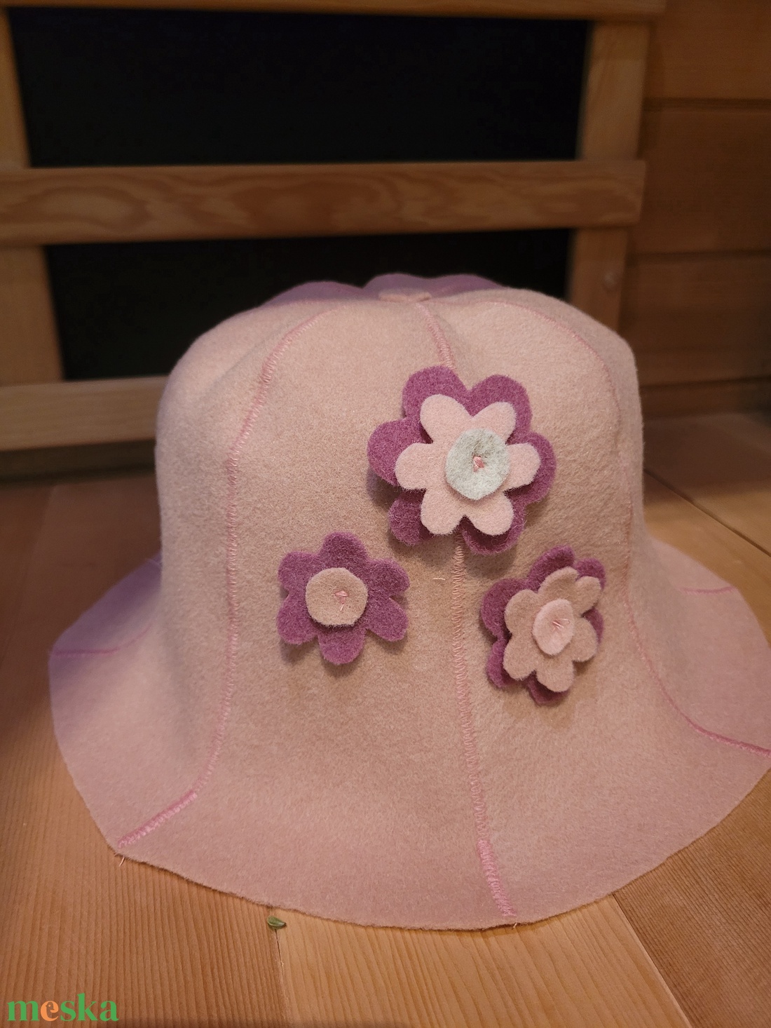  Sapka a szaunázás szerelmeseinek Szauna sapka gyapjú kevertszálas filc sapka  - ruha & divat - sál, sapka, kendő - sapka - Meska.hu