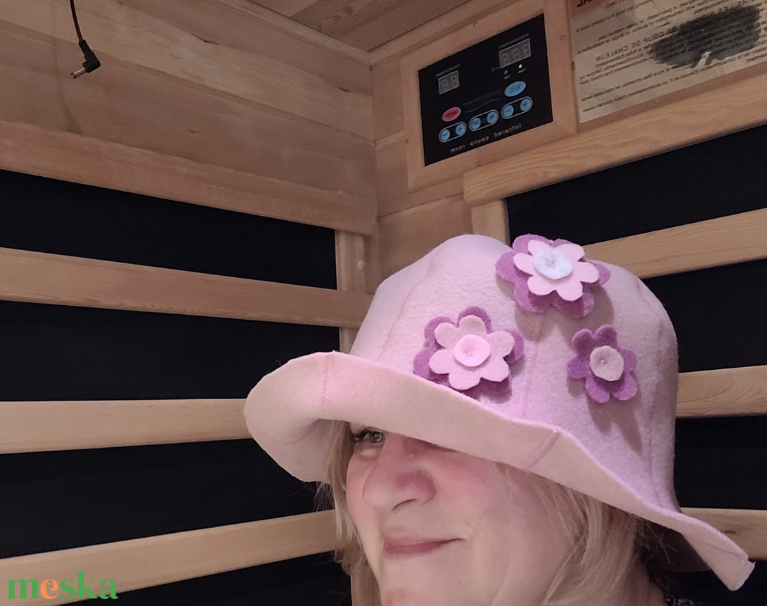  Sapka a szaunázás szerelmeseinek Szauna sapka gyapjú kevertszálas filc sapka  - ruha & divat - sál, sapka, kendő - sapka - Meska.hu