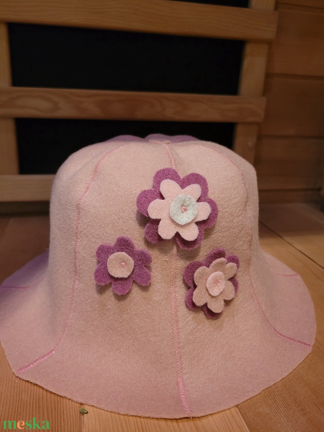  Sapka a szaunázás szerelmeseinek Szauna sapka gyapjú kevertszálas filc sapka  - ruha & divat - sál, sapka, kendő - sapka - Meska.hu