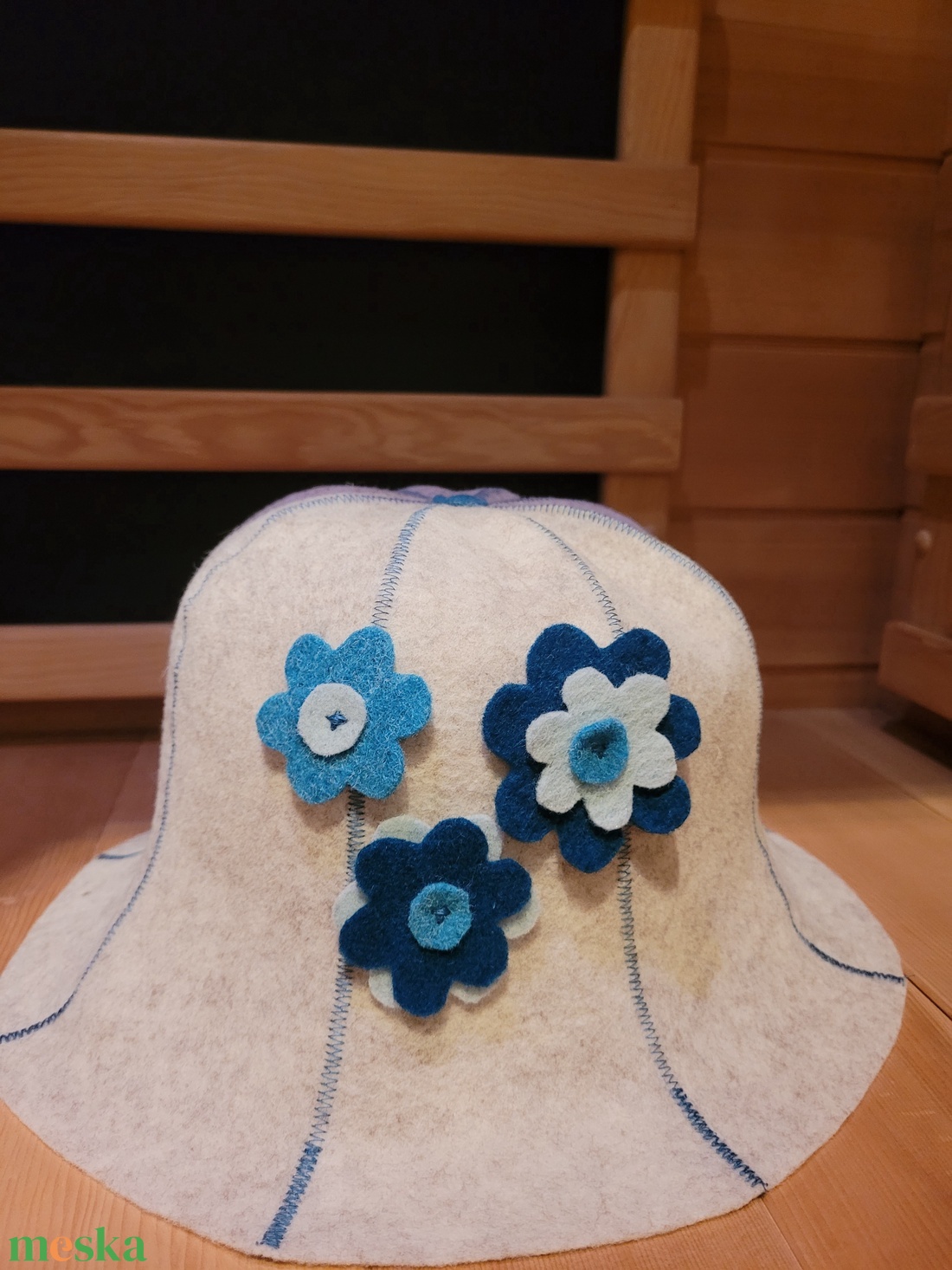  Sapka a szaunázás szerelmeseinek Szauna sapka gyapjú filc - ruha & divat - sál, sapka, kendő - sapka - Meska.hu