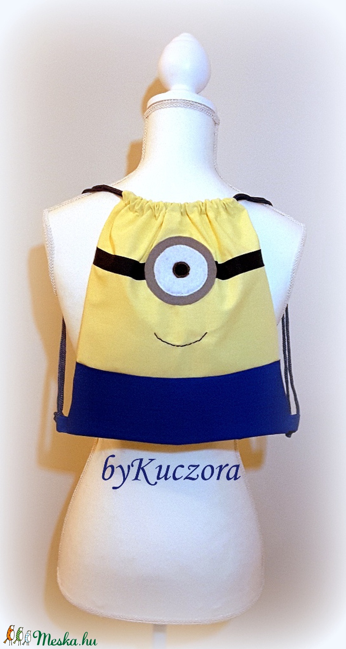 Minyon / Minion ovis zsák, gyermek táska, hátizsák, tornazsák - játék & sport - ovis felszerelés - ovis hátizsák - Meska.hu