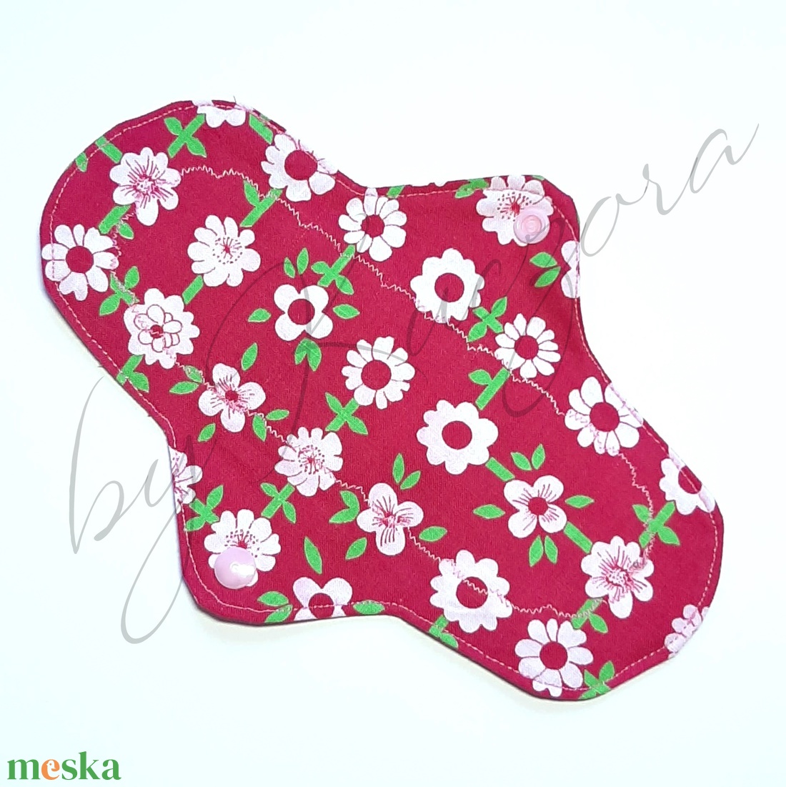 22 cm-es mosható női betét, intim betét, menstruációs betét - ciklámen virágos - szépségápolás - intim higiénia - intimbetét - Meska.hu 22 cm-es mosható női betét, intim betét, menstruációs betét - ciklámen virágos - szépségápolás - intim higiénia - intimbetét - Meska.hu