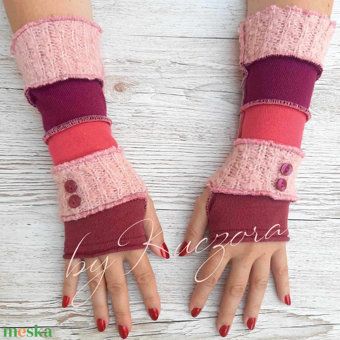 Pink, rózsaszín, bordó karvédő, karmelegítő - ruha & divat - sál, sapka, kendő - kesztyű - Meska.hu Pink, rózsaszín, bordó karvédő, karmelegítő - ruha & divat - sál, sapka, kendő - kesztyű - Meska.hu