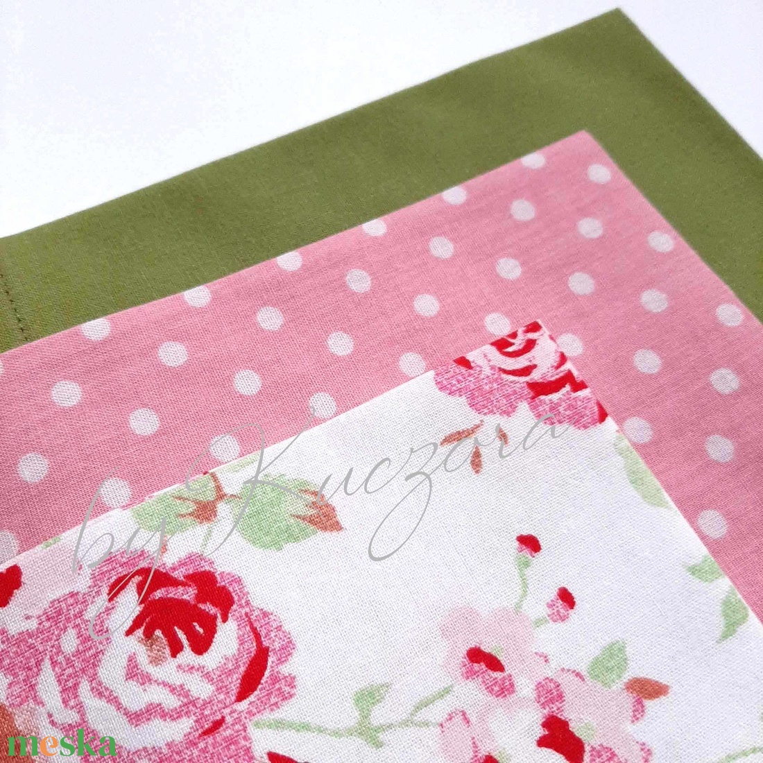 Textil zsebkendő szett, öko zsebkendő szett - rózsás, pöttyös, M méret - szépségápolás - textil zsebkendő - Meska.hu Textil zsebkendő szett, öko zsebkendő szett - rózsás, pöttyös, M méret - szépségápolás - textil zsebkendő - Meska.hu