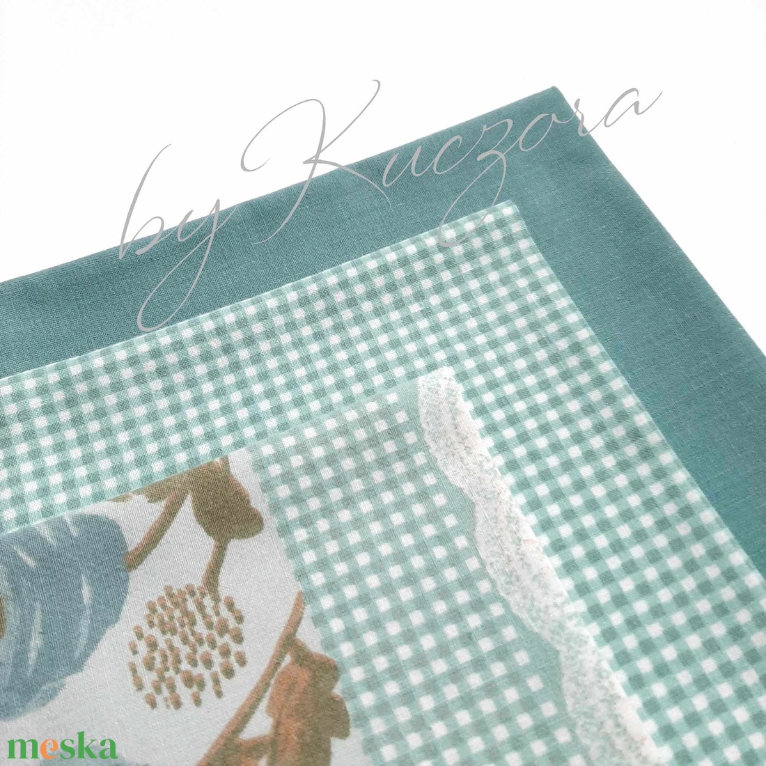 Textil zsebkendő szett, öko zsebkendő szett - türkiz zöld, virágos, kockás - szépségápolás - textil zsebkendő - Meska.hu Textil zsebkendő szett, öko zsebkendő szett - türkiz zöld, virágos, kockás - szépségápolás - textil zsebkendő - Meska.hu