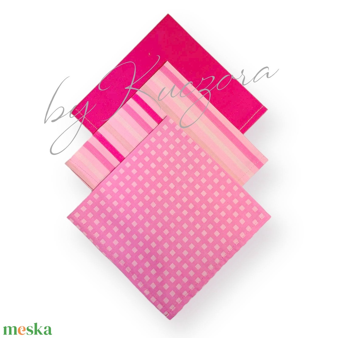 Textil zsebkendő szett, öko zsebkendő szett - rózsaszín kockás, csíkos M méret - szépségápolás - textil zsebkendő - Meska.hu Textil zsebkendő szett, öko zsebkendő szett - rózsaszín kockás, csíkos M méret - szépségápolás - textil zsebkendő - Meska.hu