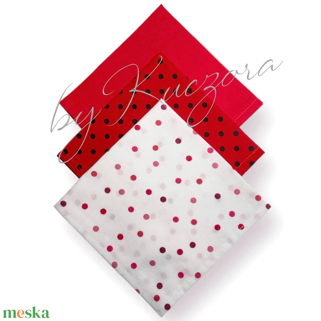 Textil zsebkendő szett, öko zsebkendő szett - piros, fehér, pöttyös M méret - szépségápolás - textil zsebkendő - Meska.hu Textil zsebkendő szett, öko zsebkendő szett - piros, fehér, pöttyös M méret - szépségápolás - textil zsebkendő - Meska.hu