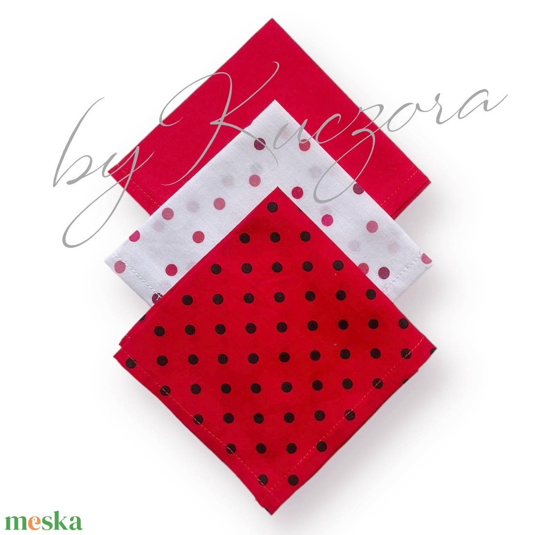 Textil zsebkendő szett, öko zsebkendő szett - piros, fehér, pöttyös - S méret - szépségápolás - textil zsebkendő - Meska.hu Textil zsebkendő szett, öko zsebkendő szett - piros, fehér, pöttyös - S méret - szépségápolás - textil zsebkendő - Meska.hu