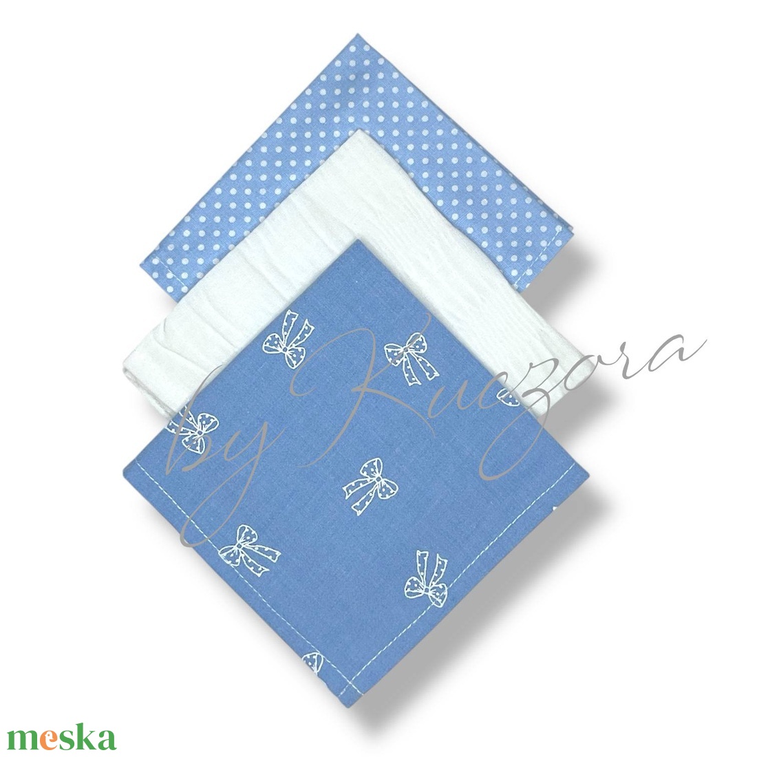 Textil zsebkendő szett, öko zsebkendő szett - világos kék pöttyös, masnis- S méret - szépségápolás - textil zsebkendő - Meska.hu Textil zsebkendő szett, öko zsebkendő szett - világos kék pöttyös, masnis- S méret - szépségápolás - textil zsebkendő - Meska.hu