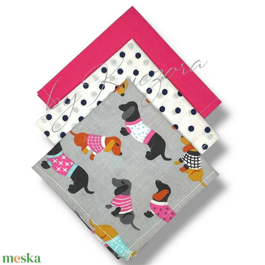 Textil zsebkendő szett, öko zsebkendő szett - kutyás, tacskós - S méret - szépségápolás - textil zsebkendő - Meska.hu Textil zsebkendő szett, öko zsebkendő szett - kutyás, tacskós - S méret - szépségápolás - textil zsebkendő - Meska.hu