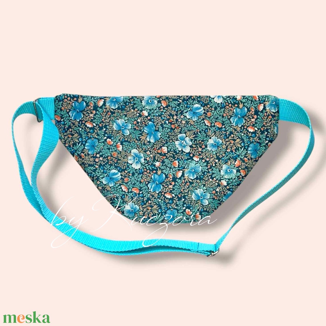 Virágmintás övtáska / crossbody táska türkiz - táska & tok - övtáska - Meska.hu Virágmintás övtáska / crossbody táska türkiz - táska & tok - övtáska - Meska.hu