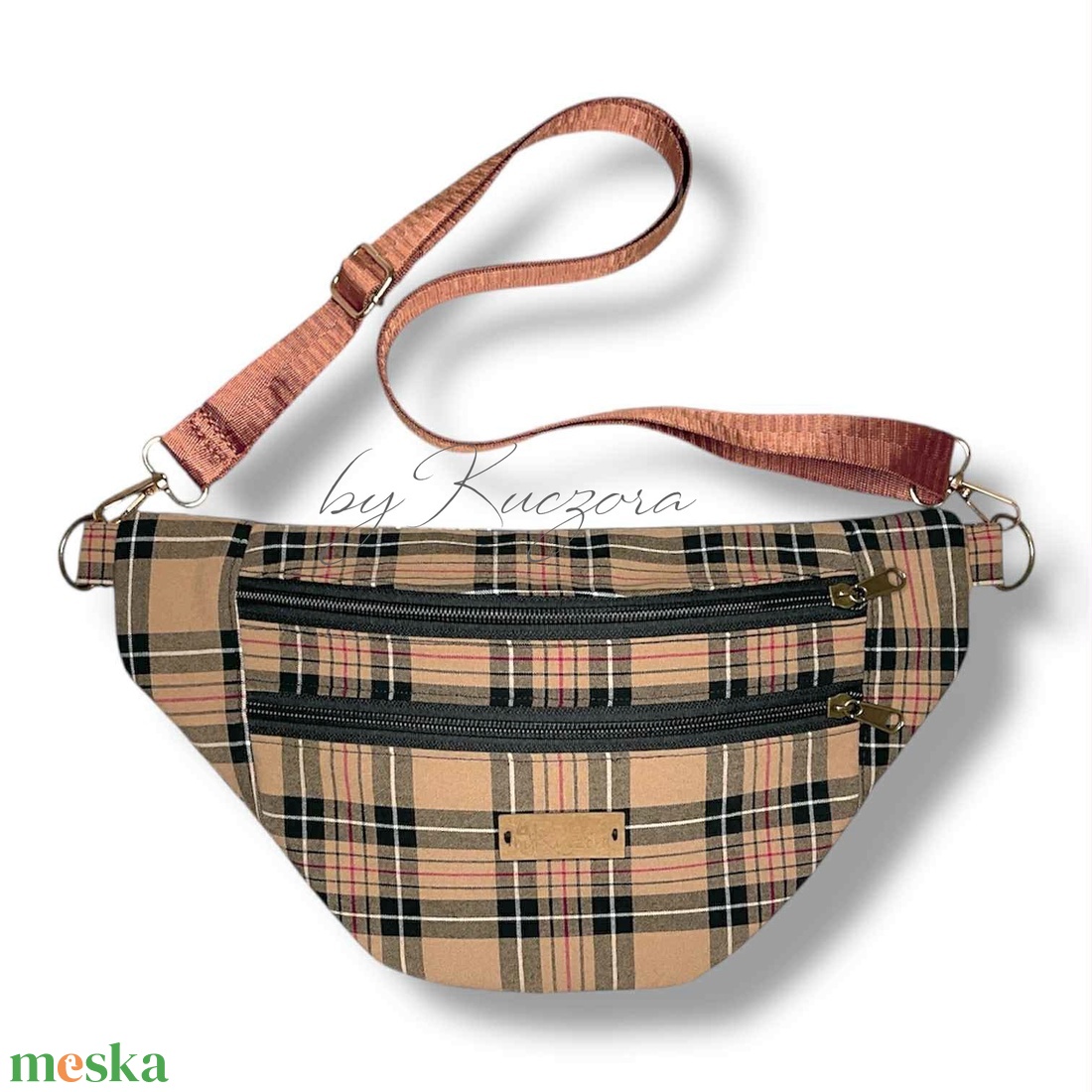 Barna skót kockás övtáska / crossbody klasszikus elegancia, modern formában - táska & tok - övtáska - Meska.hu Barna skót kockás övtáska / crossbody klasszikus elegancia, modern formában - táska & tok - övtáska - Meska.hu