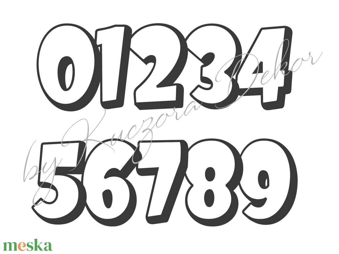 Születésnapi ujjlenyomat vendégkönyv, emléklap - művészet - grafika & illusztráció - digitális - Meska.hu