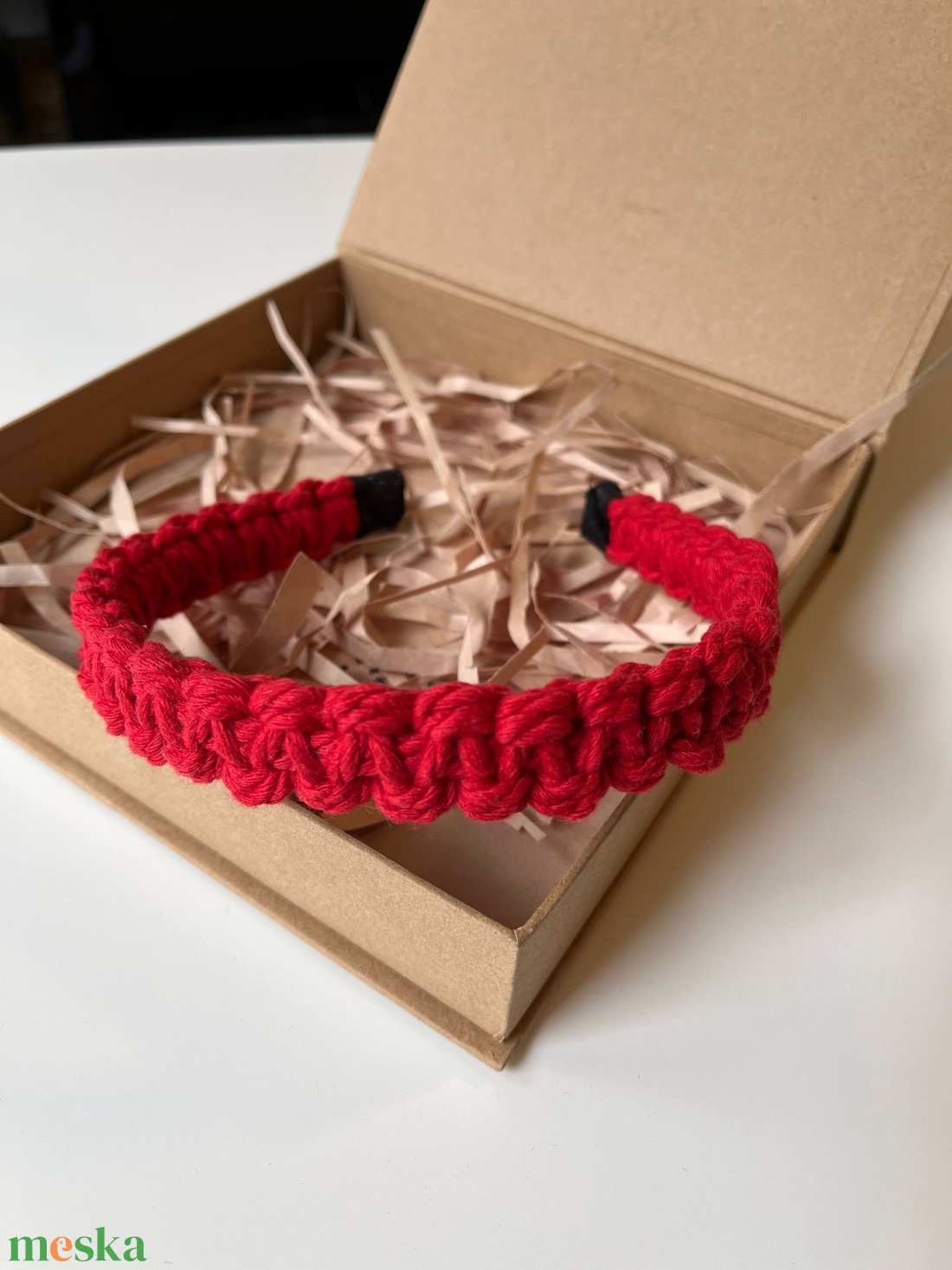 Makrame fejpánt/hajpánt - ruha & divat - hajdísz & hajcsat - hajráf & hajpánt - Meska.hu