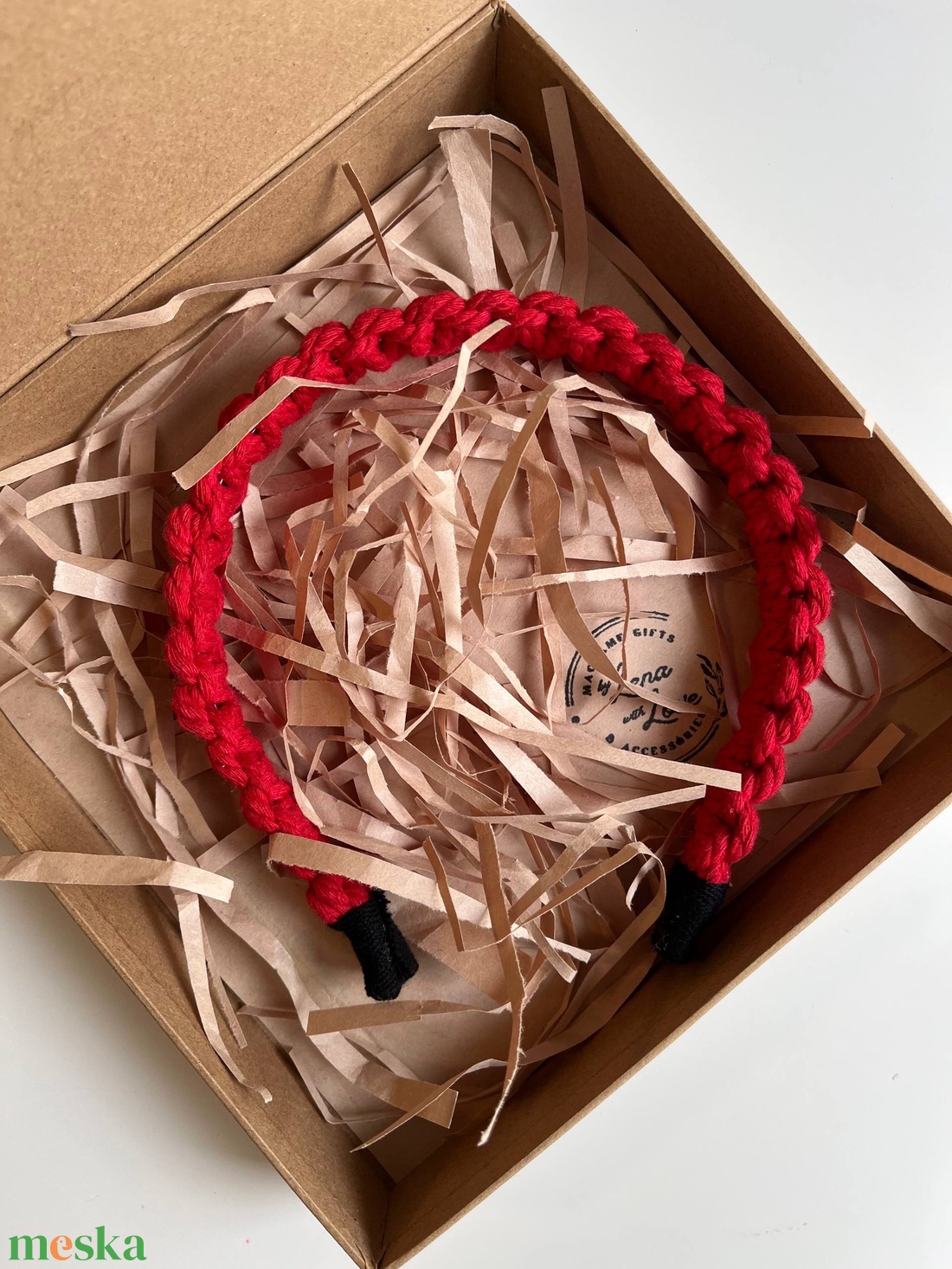 Makrame fejpánt/hajpánt - ruha & divat - hajdísz & hajcsat - hajráf & hajpánt - Meska.hu