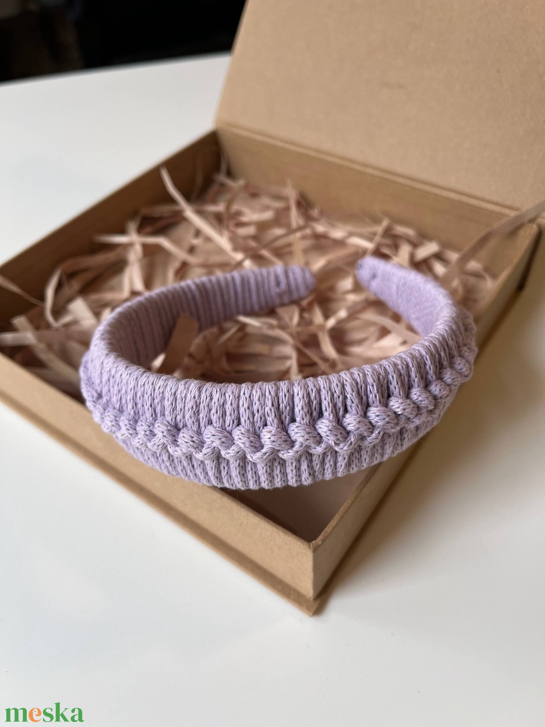 Makrame fejpánt/hajpánt - ruha & divat - hajdísz & hajcsat - hajráf & hajpánt - Meska.hu