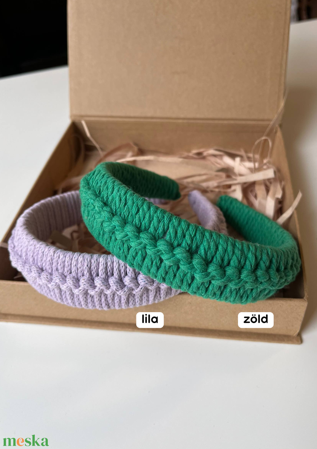 Makrame fejpánt/hajpánt - ruha & divat - hajdísz & hajcsat - hajráf & hajpánt - Meska.hu