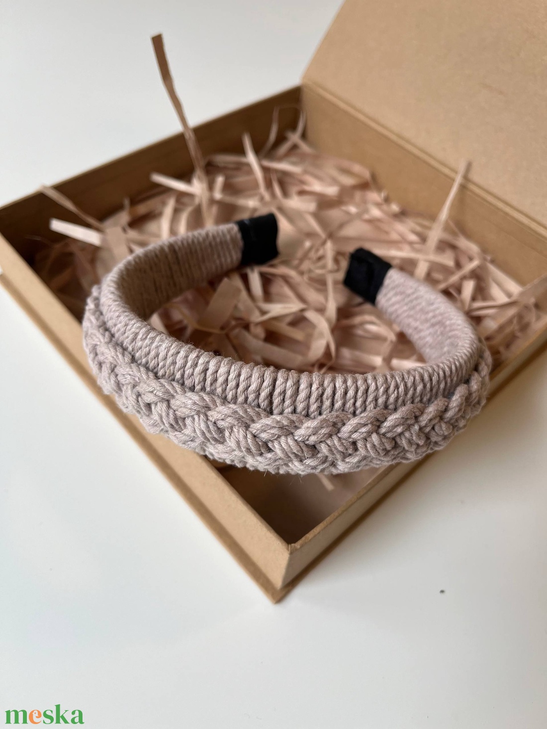 Makrame fejpánt/hajpánt - ruha & divat - hajdísz & hajcsat - hajráf & hajpánt - Meska.hu