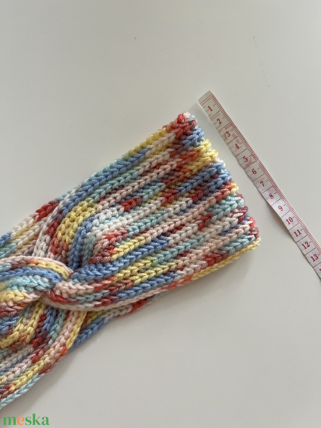 Horgolt hajpánt, 100%-ban színes baby akril - ruha & divat - hajdísz & hajcsat - hajráf & hajpánt - Meska.hu