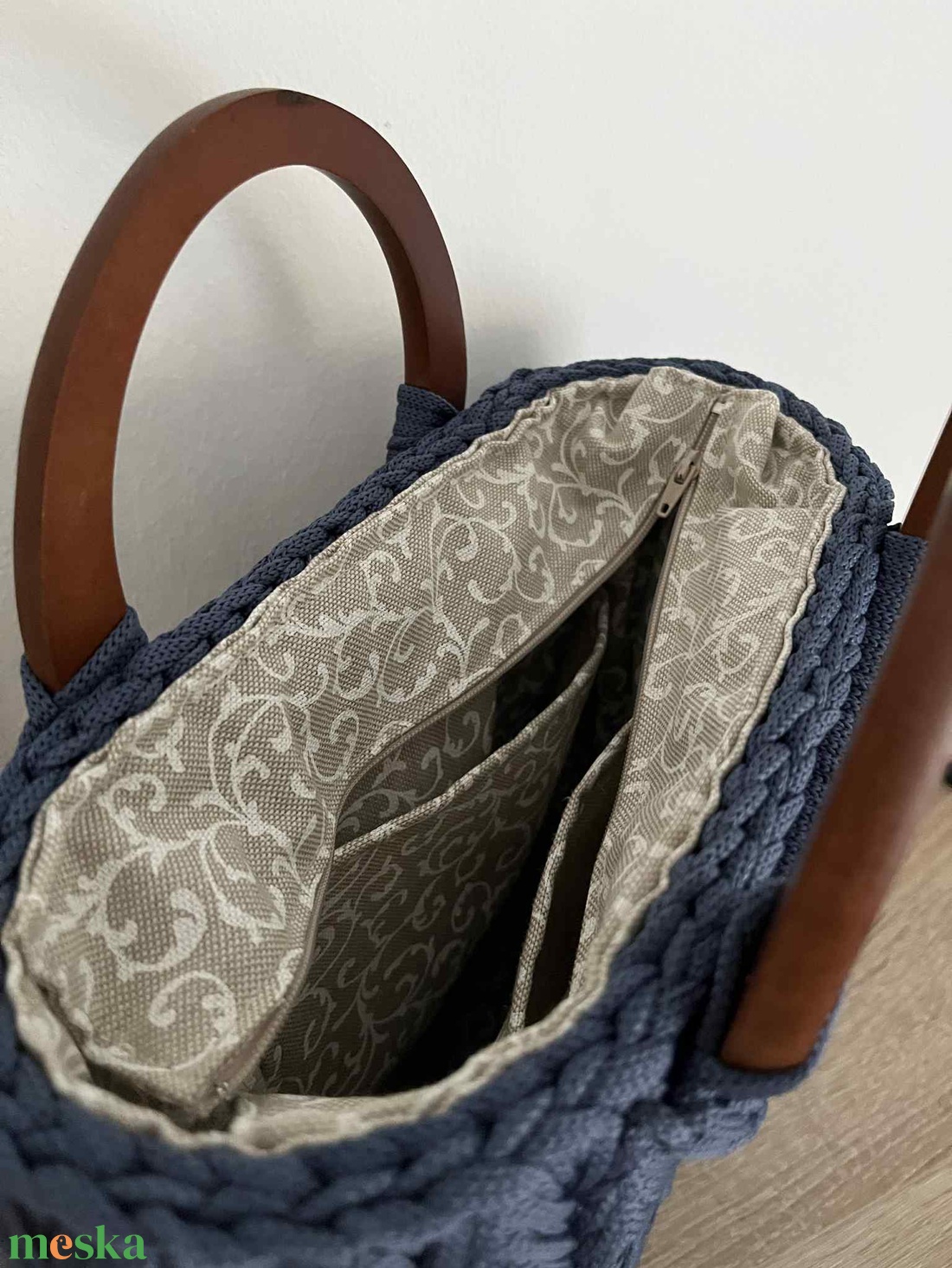 Horgolt elegáns kéz táska - táska & tok - kézitáska & válltáska - kézitáska - Meska.hu