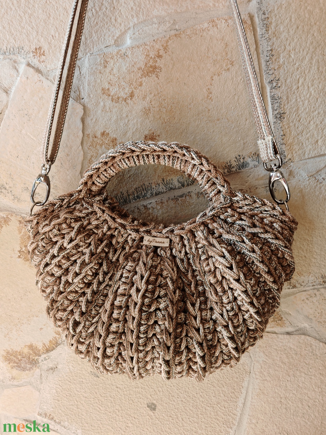  női kosártáska - táska & tok - kézitáska & válltáska - vállon átvethető táska - Meska.hu