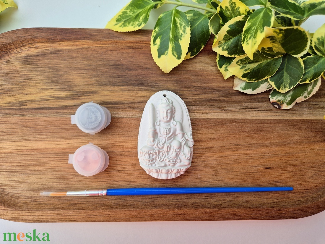 DIY Kreatív festőkészlet Buddha akasztható dísz csomag - diy (csináld magad) - egységcsomag - Meska.hu