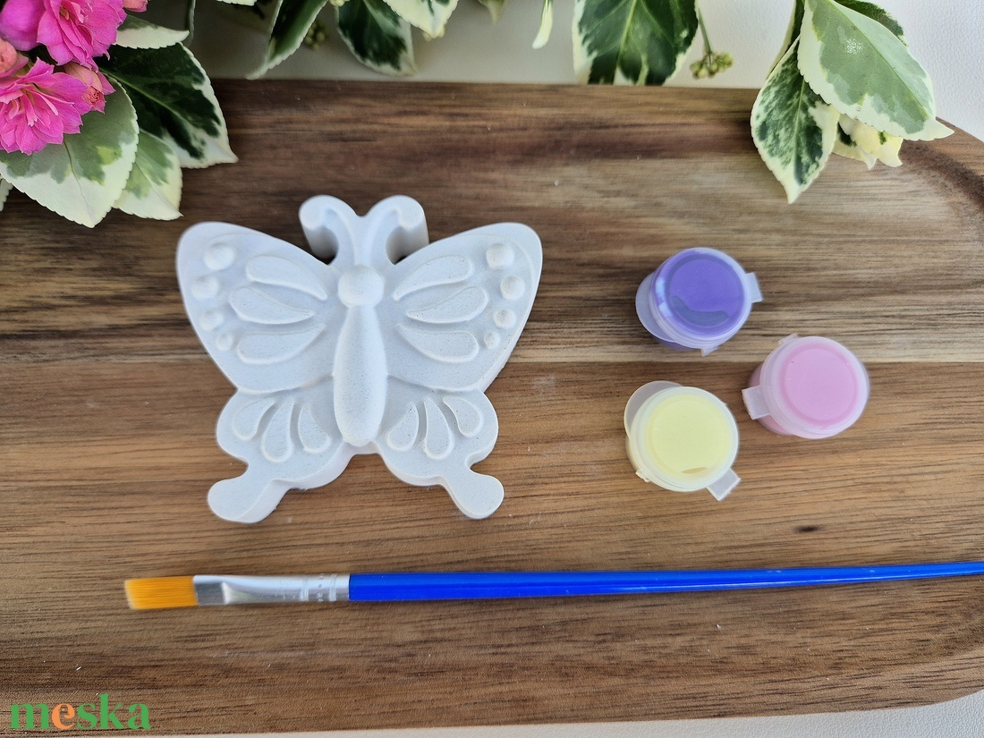 DIY Kreatív festhető gipsz pillangó csomag - diy (csináld magad) - egységcsomag - Meska.hu