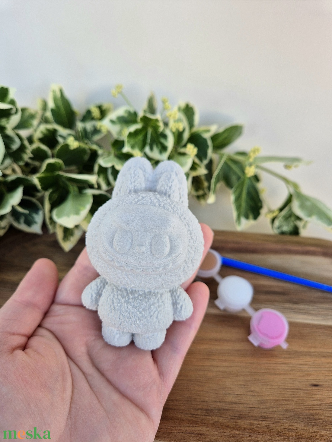 DIY Kreatív festhető gipsz figura Labubuu - diy (csináld magad) - egységcsomag - Meska.hu